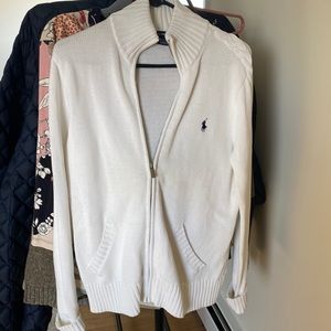 Polo mid weight zip up cardigan